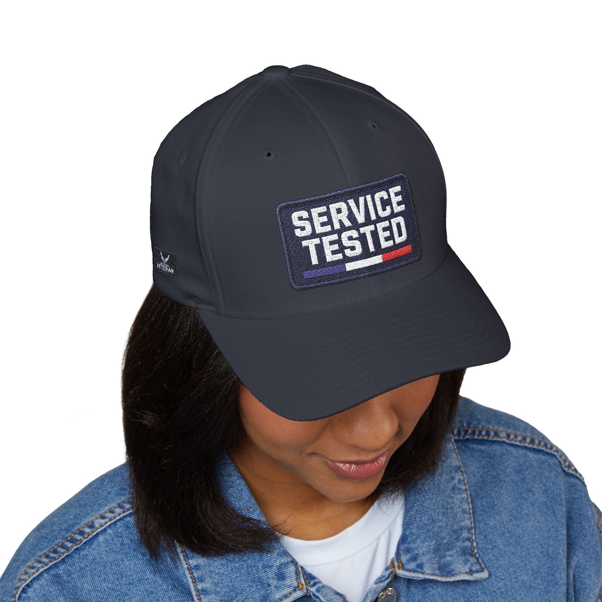 Service Tested Embroidery Cap | Structured Closed-Back Hat